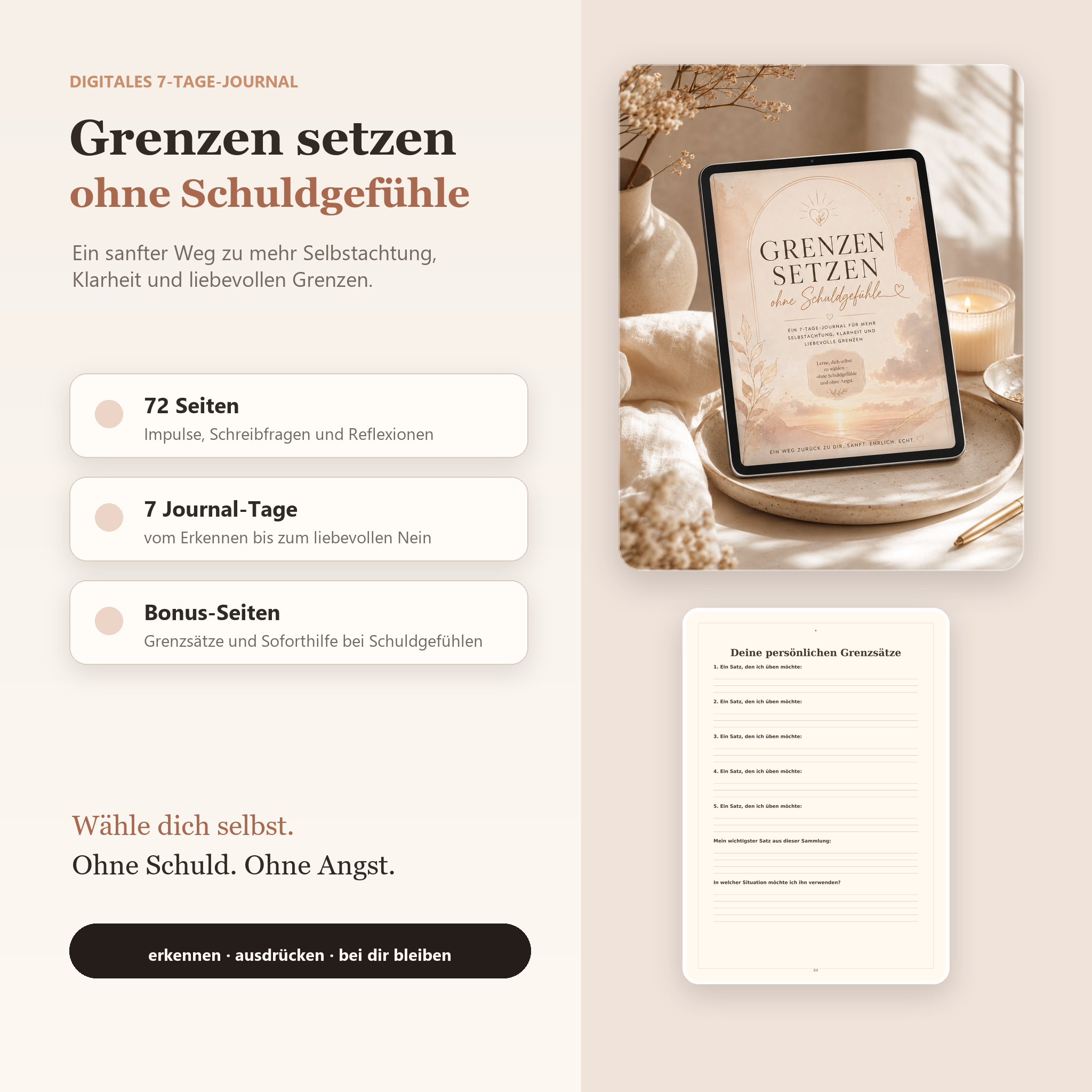 Grenzen setzen ohne Schuldgefühle