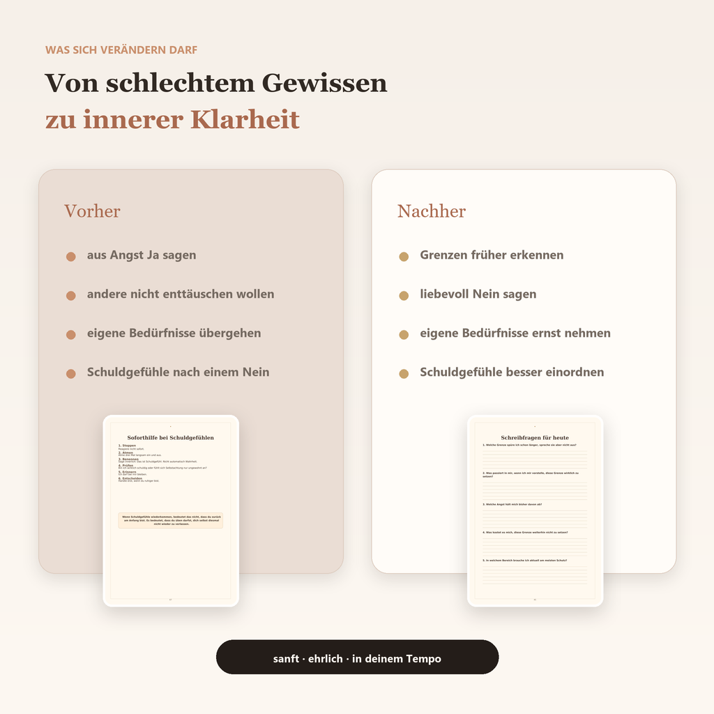 Grenzen setzen ohne Schuldgefühle